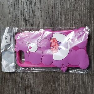 3D "Share Bear" Care Bear IPHONE Rubber Cover for IPHONE 7/8 NIP